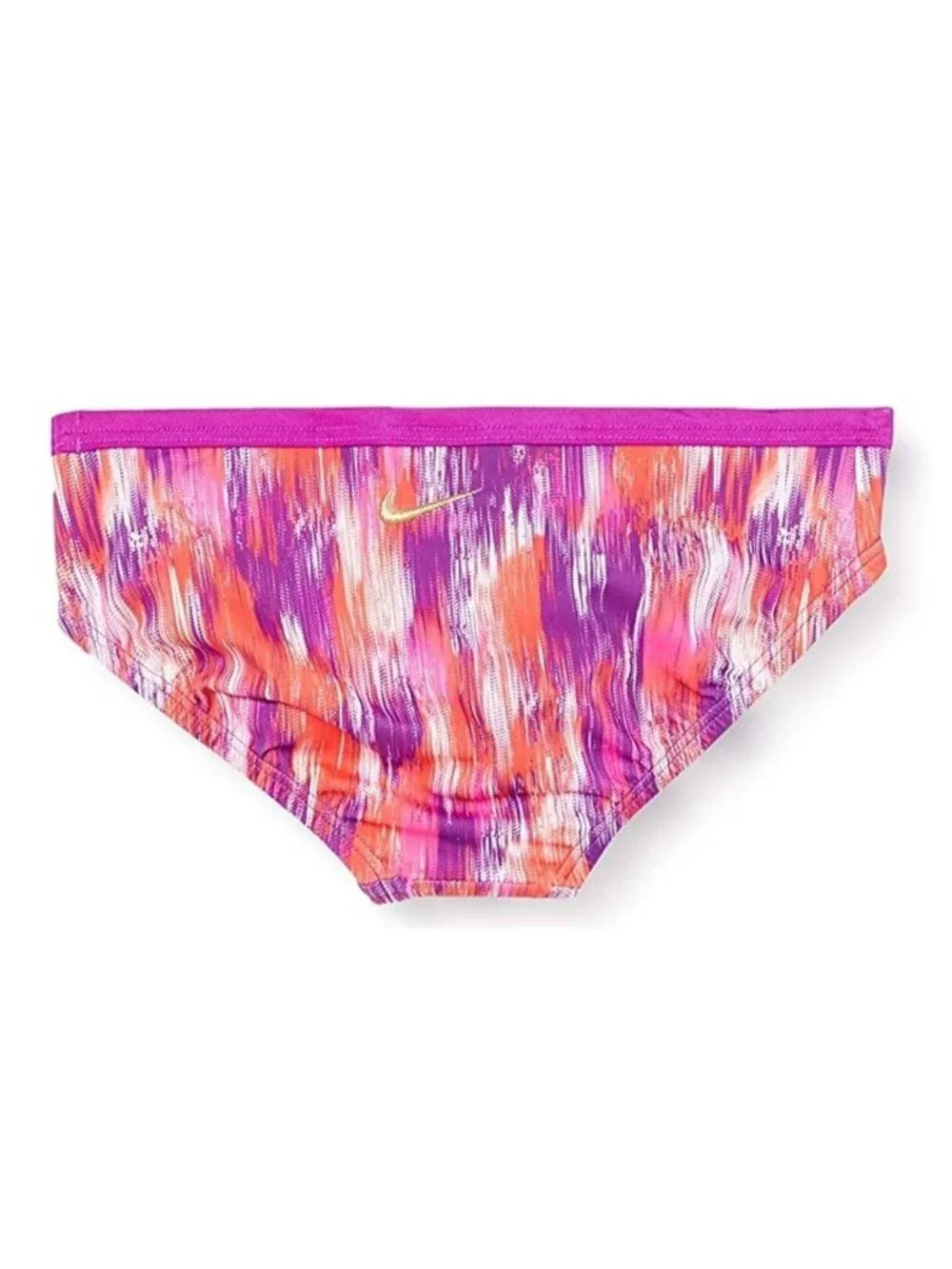 NIKE Junior XL Bikini Bottom Bathingsuit Vivid Purple Tie-dye Purple Swimwear
